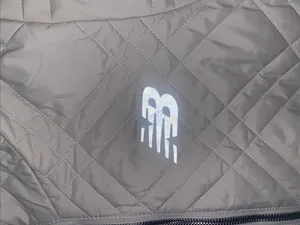New Balance Women's White Quilted Hooded Puffer Jacket thumbnail 3