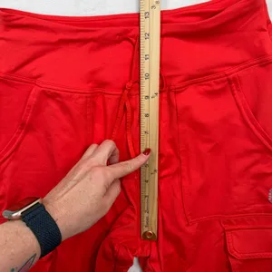Free People FP Movement S Off Road Joggers Pants Utility Slouchy Red Relaxed thumbnail 11