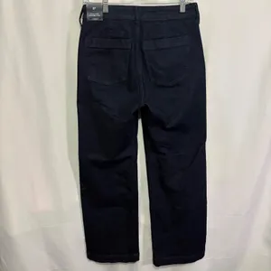 J.Crew High-Rise Trouser Jean in Deep Indigo Rinse Wide Leg Sz 27 Classic Preppy thumbnail 15