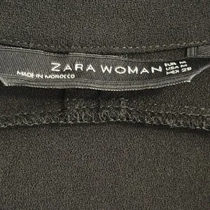 Zara Woman Black Short-sleeve Pants Romper, Size M thumbnail 5
