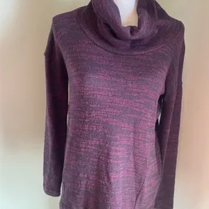 Aerie Women's Purple Soft Cowl Neck Sweater - Size Small‎ petite NWT thumbnail 3