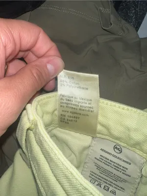 AG Adriano Goldschmied Sulfur X Citrus Mist WideLeg Crop Pants thumbnail 6