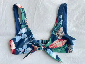 Hollister Swim Floral Bikini Top thumbnail 1