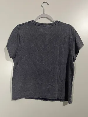 Aerie Vintage T-Shirt Hand Dyed Gray Size XL 100% Cotton thumbnail 4