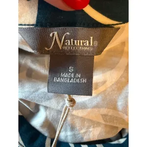 Natural Reflections Tank Dress Women Small Blue NWT Floral Everyday Knit‎ Mini thumbnail 8