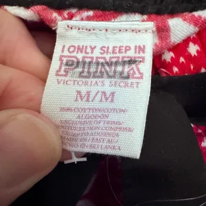 Victoria's Secret vintage PINK Ho Ho Ho Christmas Holiday PJ Pants size medium thumbnail 4