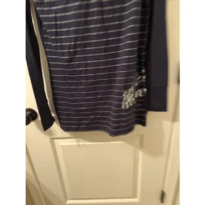 Michigan Wolverines Women's M Striped Hooded Shirt Size M G-III Sports For Her thumbnail 7