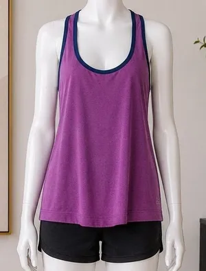 C9 by Champion Womens Tank Top Purple Blue Racerback Loose Fit Medium thumbnail 1