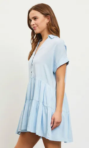 Light Blue Dress These Three Boutique Mini thumbnail 2