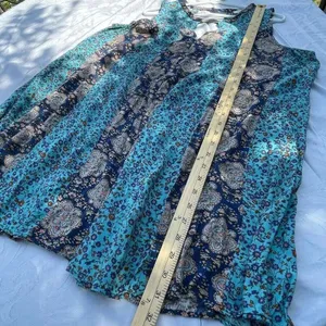 UMGEE size L floral tank top tunic. Loose fit boho festival thumbnail 5