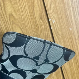 Coach Black and White Signature Crossbody Bag thumbnail 8
