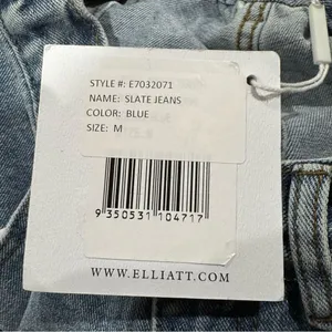 NEW Revolve Elliatt Paperbag Raw Hem Jeans With Removable Pocket Women’s Medium thumbnail 3