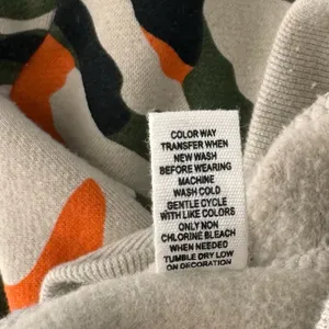 Reflex Camo Full Zip Hoodie Green‎ Tan Blaze Orange Size Medium thumbnail 6