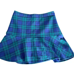 Vineyard Vines Plaid Mini Skirt Navy Green Black Watch Tartan Flounce Hem High‎ Waisted Preppy thumbnail 9