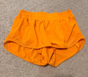 Orange Lululemon Shorts thumbnail 1