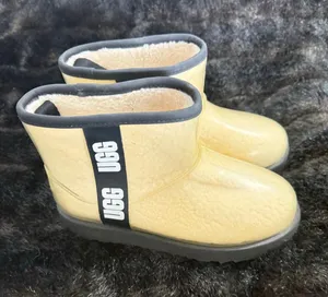 Women’s UGG Classic Clear Mini Waterproof Transparent Boots Yellow 4 thumbnail 1