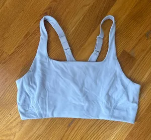 FP Movement x Hatch Sports Bra Light Blue Lavender Adjustable Racerback Medium thumbnail 1