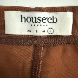 House of CB Violet Cocoa Swirl Brown Mesh Leggings High Rise Large thumbnail 9