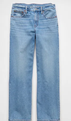 American Eagle High-Waisted Stovepipe Strigid Jeans thumbnail 1