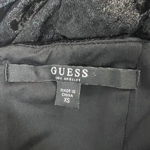 GUESS Lace Up Crushed Velvet Bodycon Mini Dress Black Gothic Grunge Size XS thumbnail 6