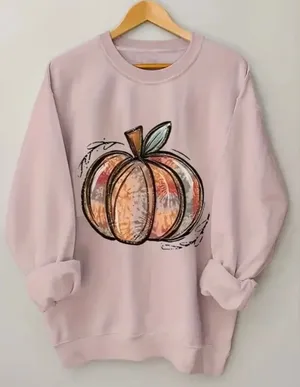 Pink Pumpkin Sweatshirt thumbnail 1