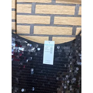 Eyeshadow Black Sequin‎ Mini Dress SIze XL thumbnail 6
