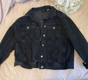Divided H&M Black Jean Jacket thumbnail 1