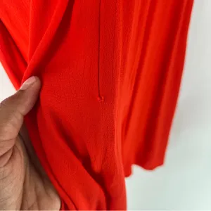 Yumi Kim Over The Edge Dress Vibrant Red Tie Front‎ Cutout Mini Size XS thumbnail 10
