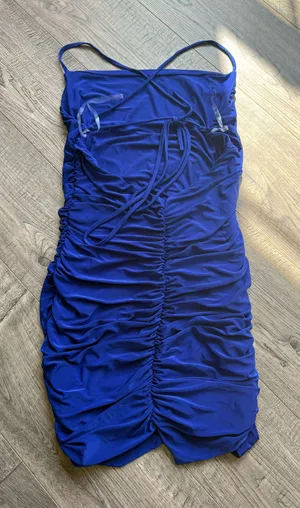 Windsor Blue Mini Dress thumbnail 1