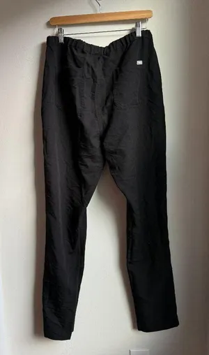 Figs Technical Collection Slim Fit Black Scrub Pants - Size L thumbnail 2