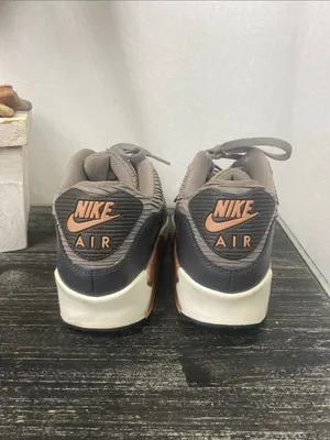 Nike Gray & Rose Pink Air Max 90 Athletic Shoes 768887-201 Size 9.5 thumbnail 3