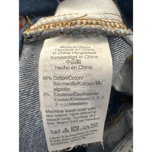Madewell Womens Button slim Wide Leg crop size 23 Denim Jeans Medium Wash casual thumbnail 10
