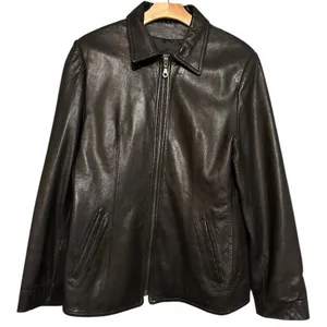 Tuskany Vintage Women’s Size M Black Leather Jacket thumbnail 2