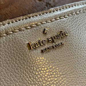 Kate Spade NY Patterson Drive Braylon Bifold Snap Wallet Gray Leather thumbnail 8