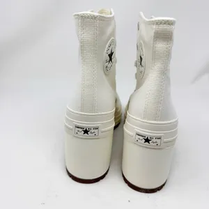 Converse Chuck 70 Deluxe High Top Platform Sneakers Women’s Size 9.5 White thumbnail 5