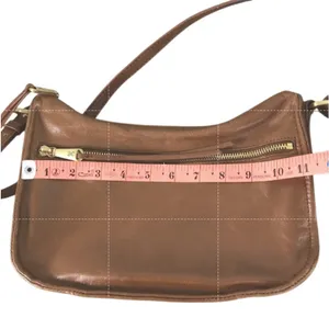 HOBO VTG Leather Crossbody Bag Brown Timeless Everyday Travel Work Minimalistic thumbnail 9