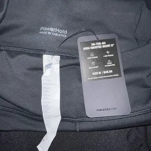 Fabletics Black High Waist Athletic Shorts thumbnail 3