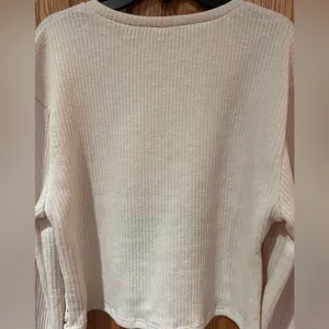ZARA Beige Ecru Crocheted‎ Long Sleeve Sweater Sweatshirt Top Shirt Size Small thumbnail 15