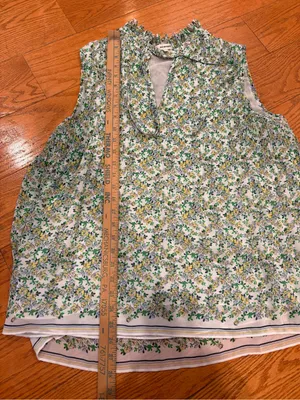 Cottagecore Picnic Outfit Bundle Floral Top Denim Mini Skirt Spring Summer thumbnail 4
