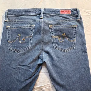 AG Adriano Goldschmied Soft Stretch Bootcut Flare Jeans Made in USA Sz 28💛 thumbnail 7