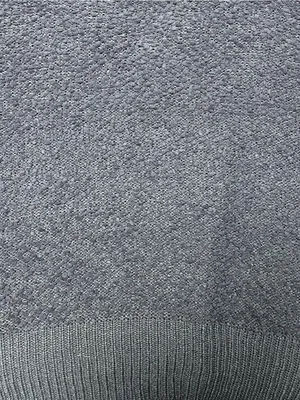 POL Popcorn Knit Hooded Sweater Gray 2XL Plus thumbnail 6