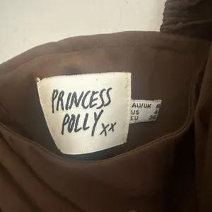 Princess Polly LILLIE LONG SLEEVE MINI DRESS BROWN size small thumbnail 3