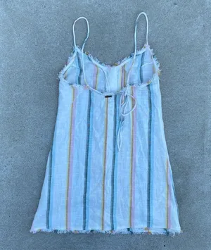 Billabong x The Salty Blonde Sunny Stripes Slip Dress size S Small thumbnail 2