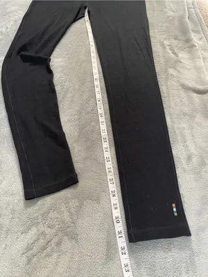 Smartwool women’s classic thermal merino wool base layer bottom legging black L thumbnail 8