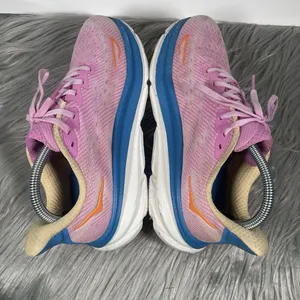 Hoka One Clifton 9 Womens Size 8 Shoes Pink Running Sneakers Athletic thumbnail 6
