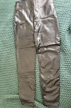 Abercrombie &fitch faux leather leggings thumbnail 1