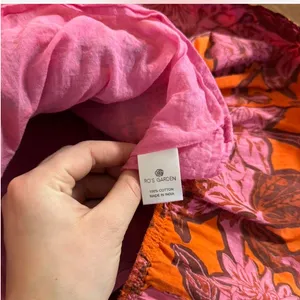 Ro Garden Tuckernuck Orange and Pink Floral Mini Dress thumbnail 5