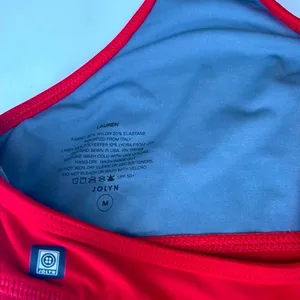 Jolyn Red Lauren Sports Bra thumbnail 6