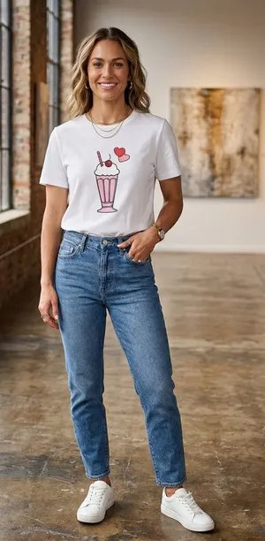 NWT Kate Spade x Archie Comics Betty & Veronica preppy graphic milkshake tee small. thumbnail 1