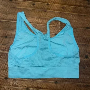 Victoria’s Sport M blue strappy workout sports bra thumbnail 2